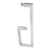 Square Stainless Steel Angel Corner Pull Support Towel Bar Combo