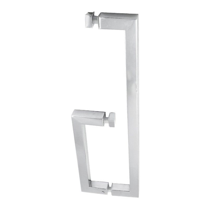 Square Stainless Steel Angel Corner Pull Support Towel Bar Combo