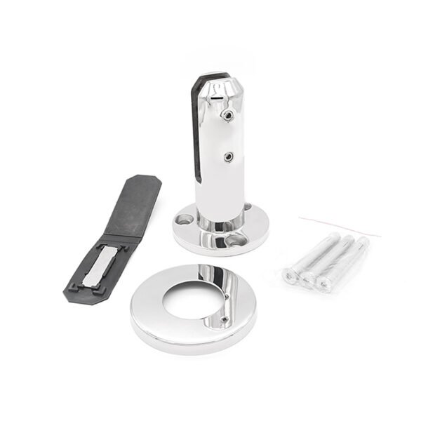 Stainless Steel Glass Stair Railing Adjustable Angle Glass Spigot