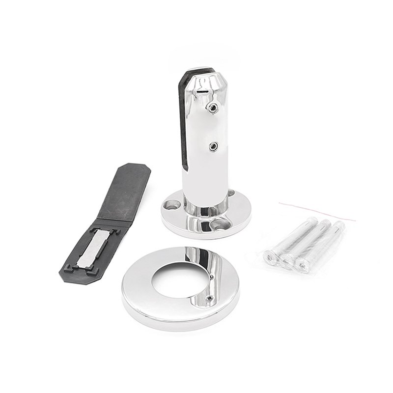 Stainless Steel Glass Stair Railing Adjustable Angle Glass Spigot