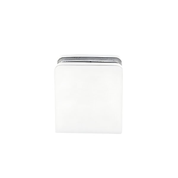 Stainless Steel Square Balustrade Frameless Glass Brackets For Balcony Glass Railing Clamps