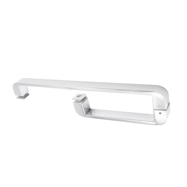 Stainless Steel Square Pull Towel Bar Combo Bathroom Door Levers Pull Handles