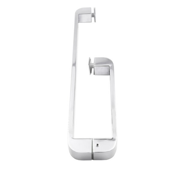 Stainless Steel Square Pull Towel Bar Combo Bathroom Door Levers Pull Handles