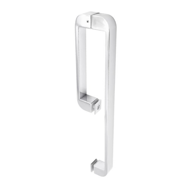 Stainless Steel Square Pull Towel Bar Combo Bathroom Door Levers Pull Handles