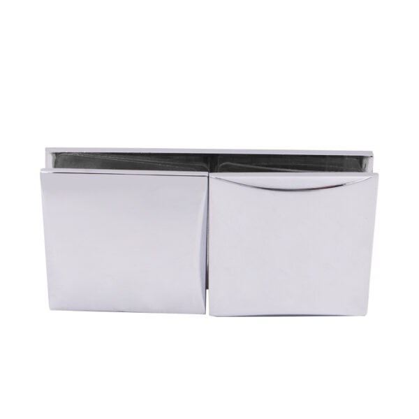 Tempered Glass Door Accessories 180 Degree Brass Shower Glass Clamp Clips