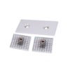 Tempered Glass Door Accessories 180 Degree Brass Shower Glass Clamp Clips